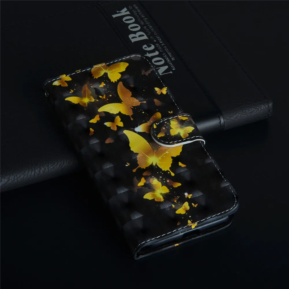 Чехол-книжка, Роскошный чехол с 3D рисунком для Xiaomi Redmi 6 Pro 6A S2 Y2 Note 5 Pro 5A Prime 4 4X, чехол для телефона, сумки, флип-бумажник, кожаный