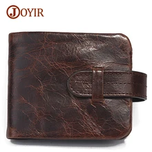 Joyir high quality new arrival genuine leather wallets standard wallets men wallets luxury dollar price vintage male purse 519