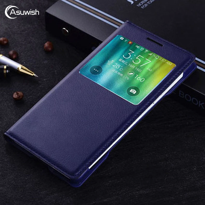 Умный кожаный чехол книжка для Samsung Galaxy A5 2015 A 5 A3 7 A7 A52015 SM A500 A500F A700 A700F A300