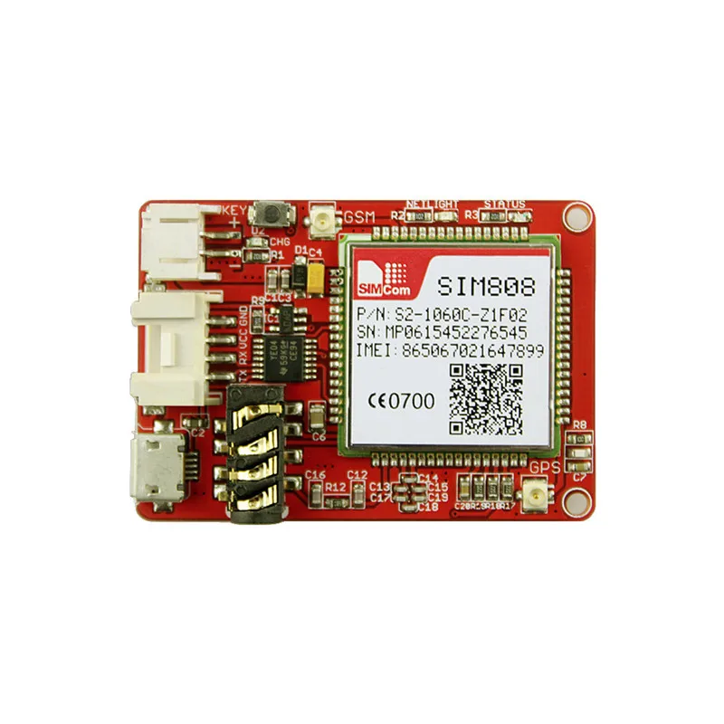 Электронный модуль Crowtail SIM808 GPRS GSM gps макетная плата GSM и gps два-в-одном Функциональный модуль с 3,7 в литиевой батареей