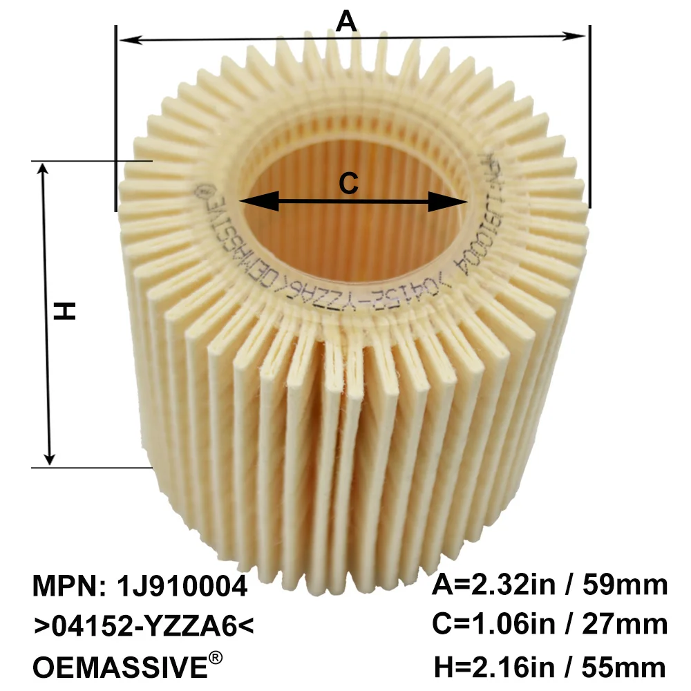 Десять(10 шт.) 04152YZZA6 автомобильные масляные фильтры двигателя для Toyota C-HR для corolla Prius V Scion IM XD Pontiac Lexus 04152-37010 0415237010