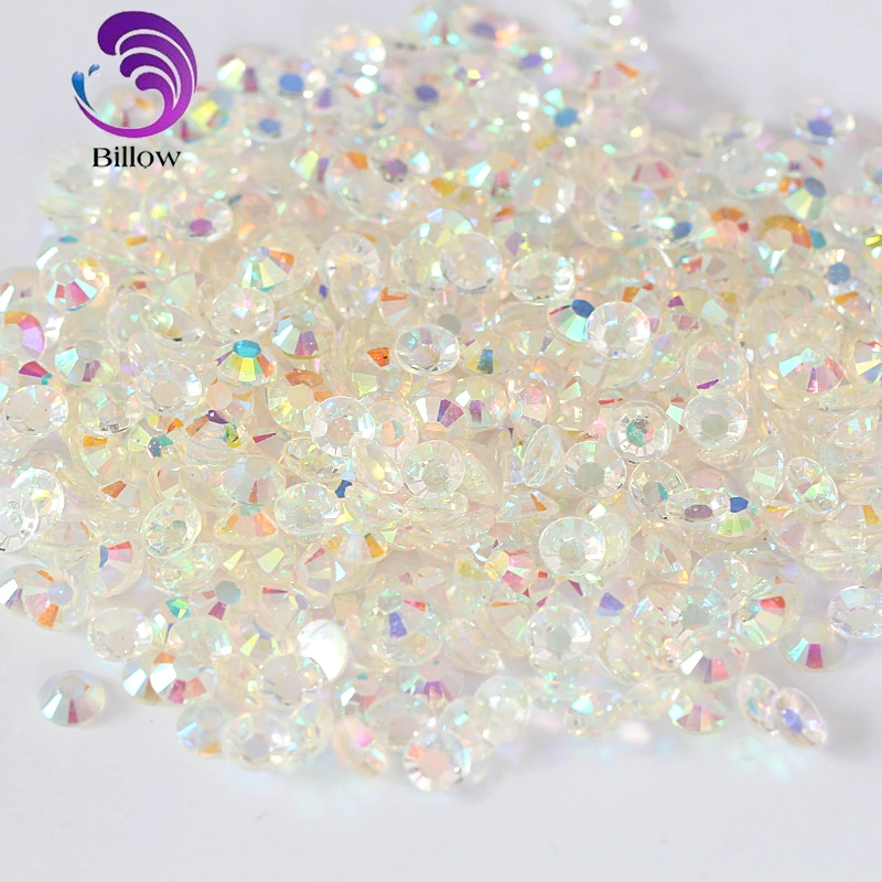 

Transparent AB Resin rhinestones Non Hotfix Rhinestones Nail Art applique Strass Flatback Non Hot Fix Stones For DIY B1367