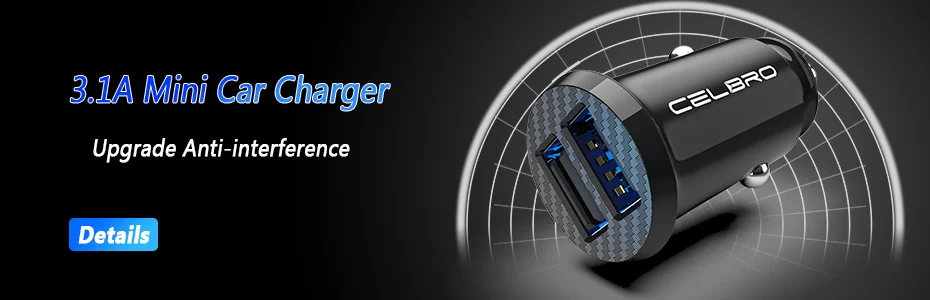 3.1A Mini USB Car Charger