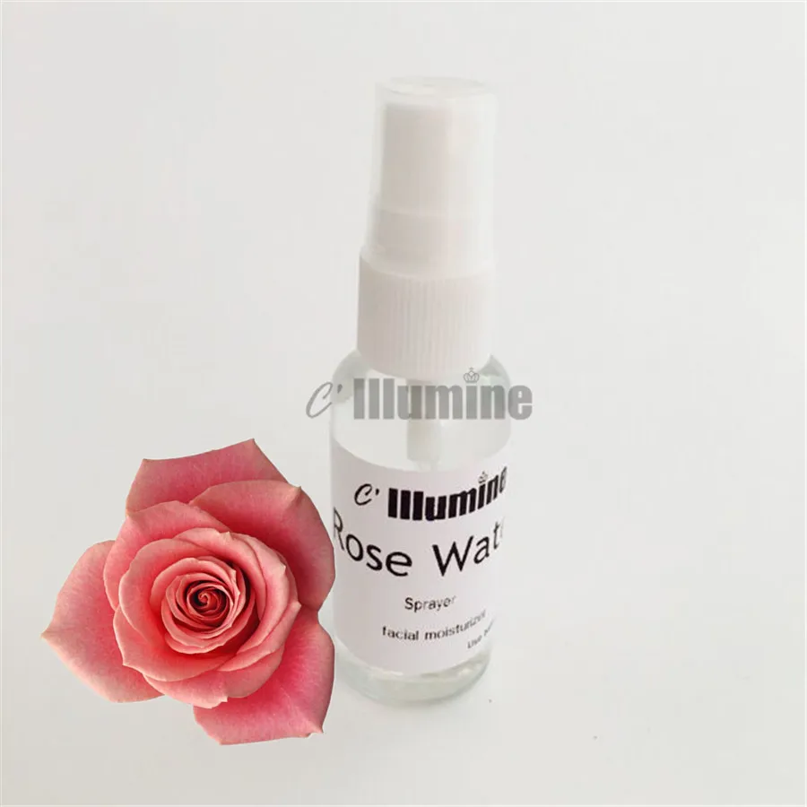 

Pure Natural Rose Extract Toner Spray Replenishement Tender Whitening Emollient Water Easy Carry 30ml Free Shipping