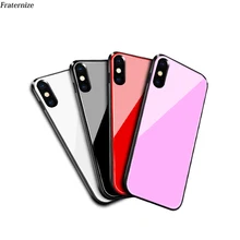 Тонкий ударопрочный чехол для зарядного устройства из закаленного стекла для iPhone XS Xs Max внешний аккумулятор для зарядки аккумулятора чехол для аккумулятора