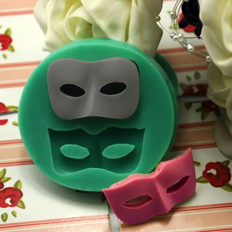 Dance mask Halloween soap silicone mold fondant cake decorating tools