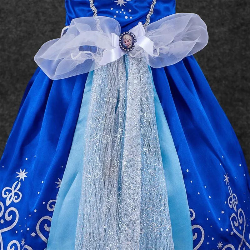 Летнее Детское платье Золушки для девочек в стиле Рапунцель и Авроры платье для принцессы детей Костюмы платье для вечеринок для девочек, для девочек, одежда