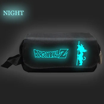 

Cute Dragon Ball Goku Luminous PencilCase Kids Boys Girls Back to School Gift School Supplies Cute Student Stationery Bag