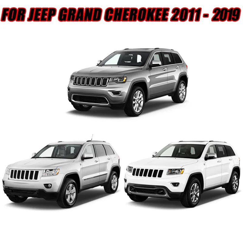 Для Jeep Grand Cherokee 2011 2012 2013 2014 2016 2017 2018 2019 хромированная зеркальная крышка бампера