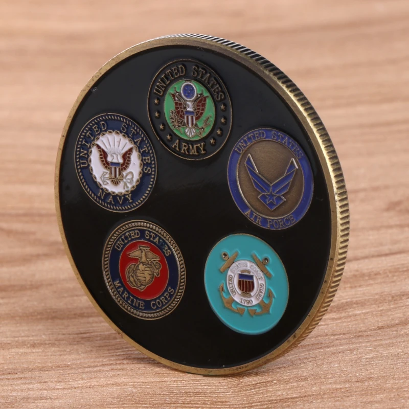 

Children Love Interesting Commemorative Coin Collection Artwork Plating Cyber Command Black American Army Drop Shipping Support