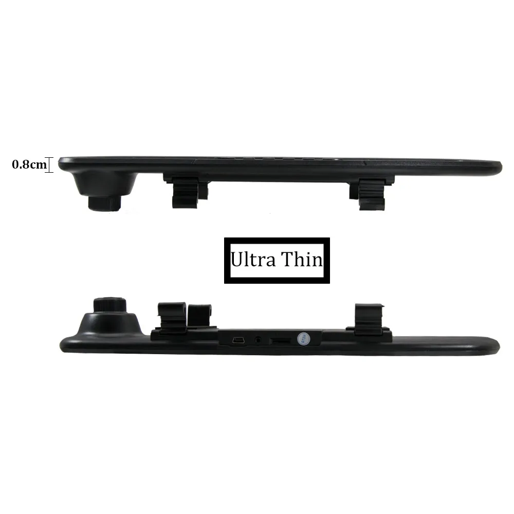  TAVIN Dual lens Car dvr Rearview Mirror Dash cam Full HD 1080P Car video camera 4.3 inch Recorder M