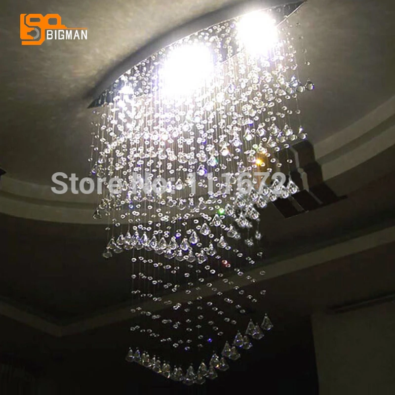 

new oval design crystal chandeliers and pendants lustre modern indoor lighting
