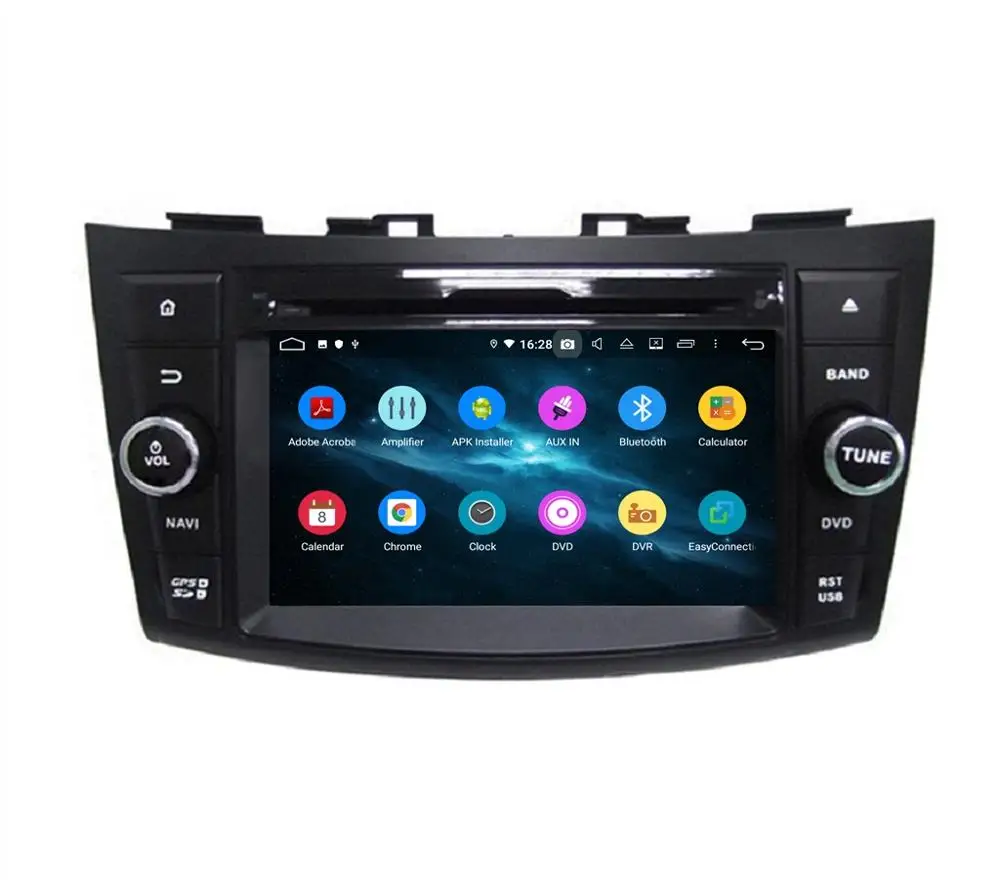 Perfect Octa Core 2 din 7" Android 9.0 Car Radio DVD GPS for Suzuki SWIFT 2011 2012 With 4GB RAM Bluetooth WIFI 32GB ROM Mirror-link 2
