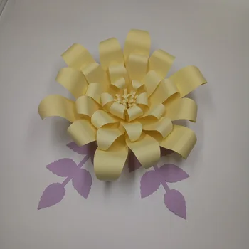 

1Piece Flower + 2PCS Leaves Giant Paper Flowers Wedding Nurseries Baby Shower Backdrop Office Spaces Music Festivals Galleries