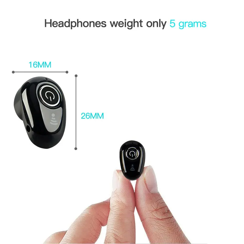 Беспроводные Bluetooth наушники S650 Mini спортивные гарнитура с микрофоном для Samsung S20