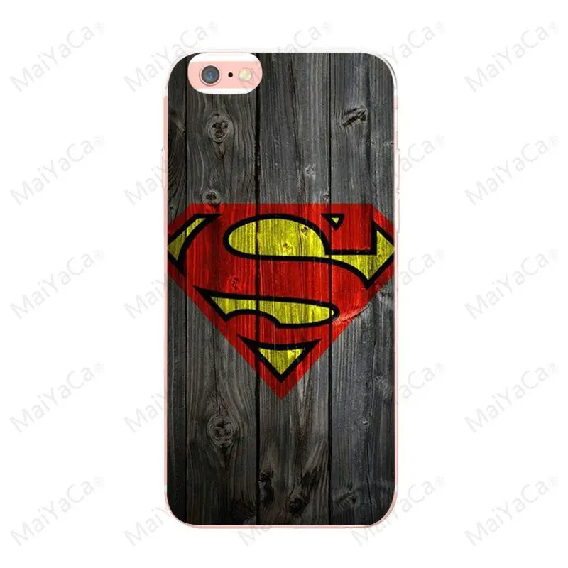 MaiYaCa Superman s equals hope for iphone X XS XR 5 5S SE case TPU Transparent For iphone 8 8plus 7plus Ultra Thin Silicone case