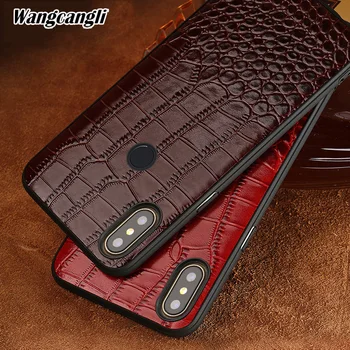 

Crocodile pattern all-inclusive mobile phone case For xiaomi mix 2s Leather mobile phone mobile phone protection soft case