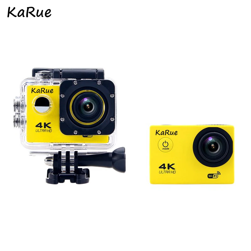 KaRue Экшн камера F60 Ultra HD 4K WiFi подводная 30M Спортивная 2 0 &quotlcd 1080p 60fps