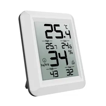 

ORIA Digital Temperature Humidity Monitor Hygrometer Thermometer Indoor LCD Screen for Warehouse Home Office Kitchen Babyroom