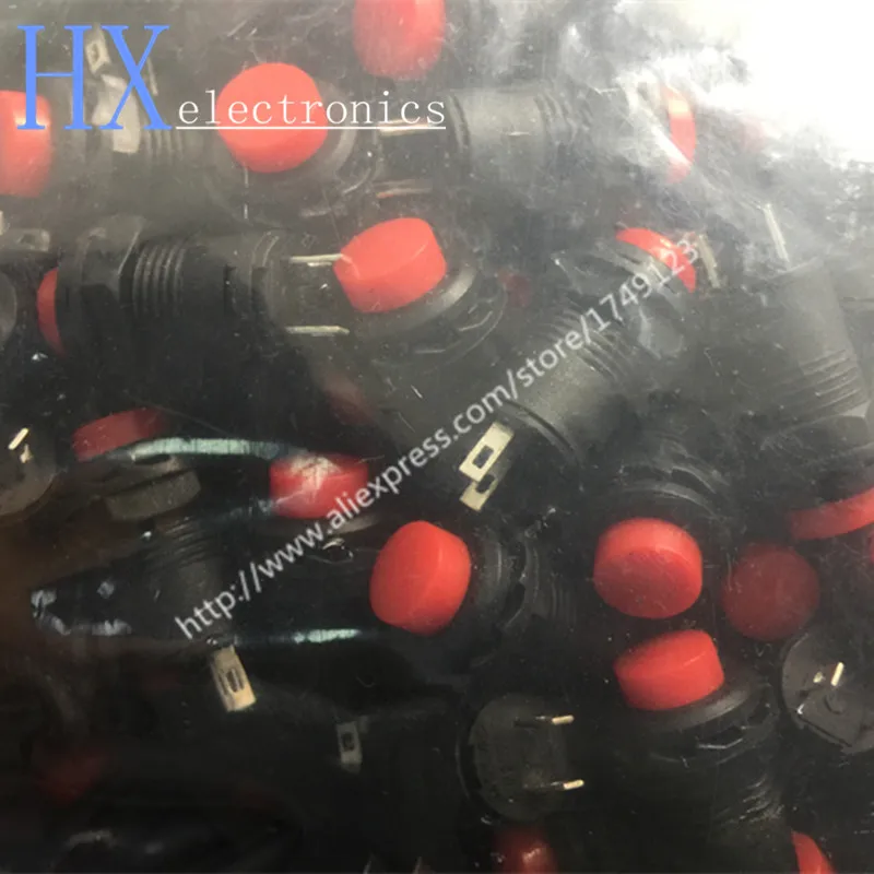 DS-428425A Redgreen DS428425 circular Button switch No lock Self reset Open 0.5yuan _