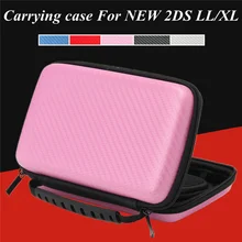 5 Kleur EVA Harde Cover Handvat Tas Voor Nintendo Nieuwe 2DS LL/XL Handvat Spel Speler Koolstofvezel Draagtas Beschermhoes Case(China)