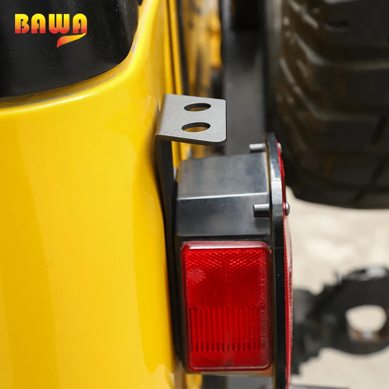 BAWA хромированный Стайлинг для Jeep Wrangler TJ 1997-2006 задний фонарь антенный кронштейн аксессуары для Jeep Wrangler tj