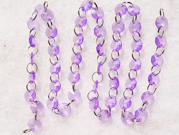 

1 Meter 46 Pieces Acrylic Bead Tassel Strings High Quality Curtain Beads Chain Garland Chandelier Hanging Wedding Home Decor