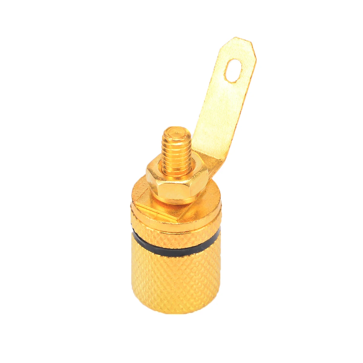10pcs/set Gold Plated Binding Post Amplifier Speaker Terminal Banana Plug Type Audio Connector Terminal Accessories