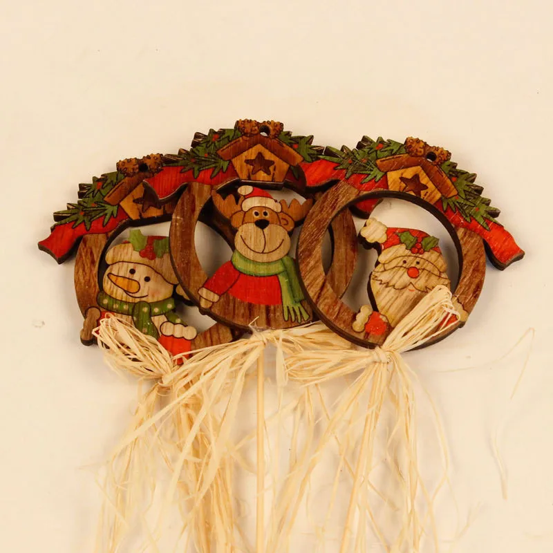 

Christmas Wood Hanging Decoration Christmas Pendant Festival Gift Home DIY Decor Christmas Ornaments