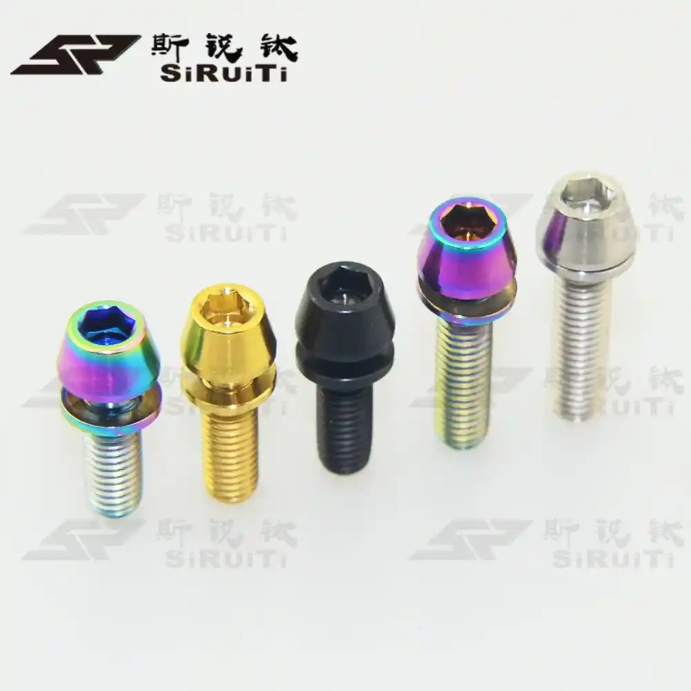 20 cone head non shedding gasket bicycle mounting screws Details about / M5 16//18
