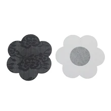 DODOING сексуальные кружевные цветы, клеящие накладки на грудь, накладки на соски, накладки на грудь, наклейки на грудь, женские невидимые подтягивающие ленты, 10 шт./партия, обнаженные, черные