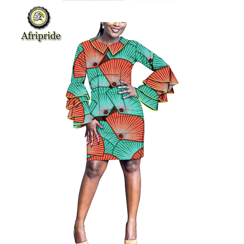 

2019 African print dresses for women dashiki clothing ankara fabric african clothes bazin riche wax fashion AFRIPEIDE S1925049