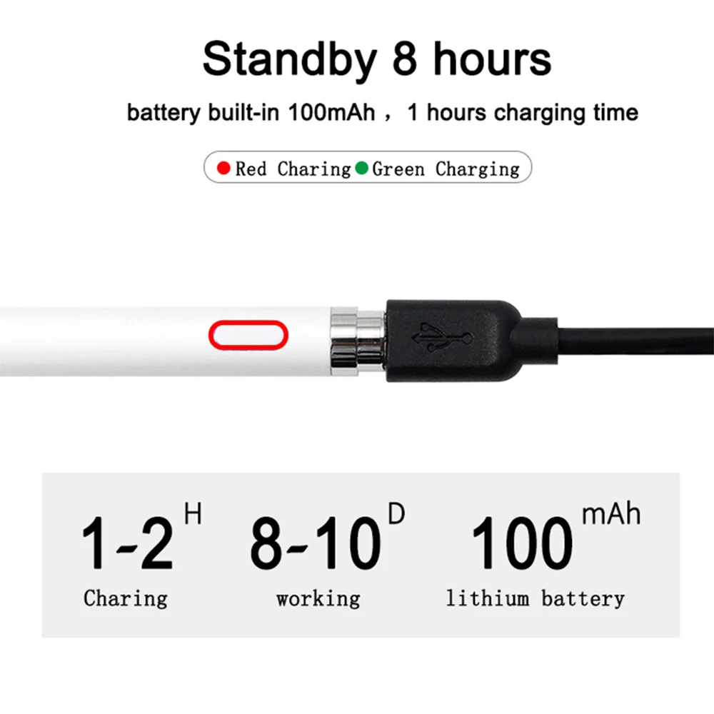 Стилус для Apple Pencil высокоточный перезаряжаемый стилус iPad Samsung Huawei активная работа