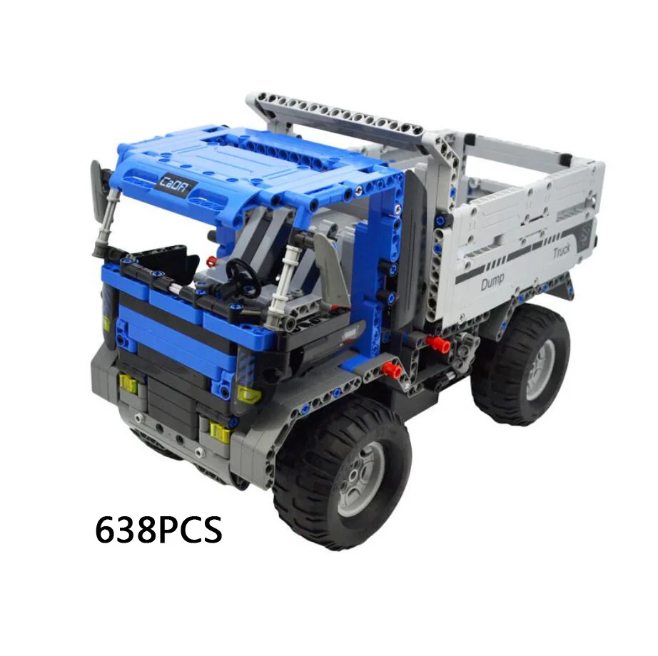 

Hot technics simulation dump truck rc building block remote radio control Engineering vehicle model bricks toys collection