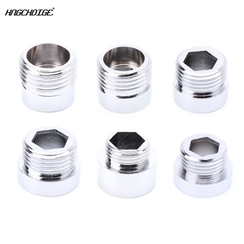 

Solid Metal Adaptor Inside Thread Water Saving Kitchen Faucet Tap Aerator Connector