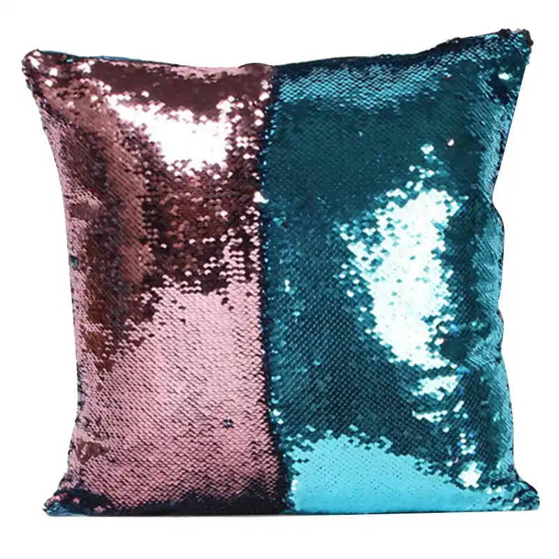 sequins pillow cover