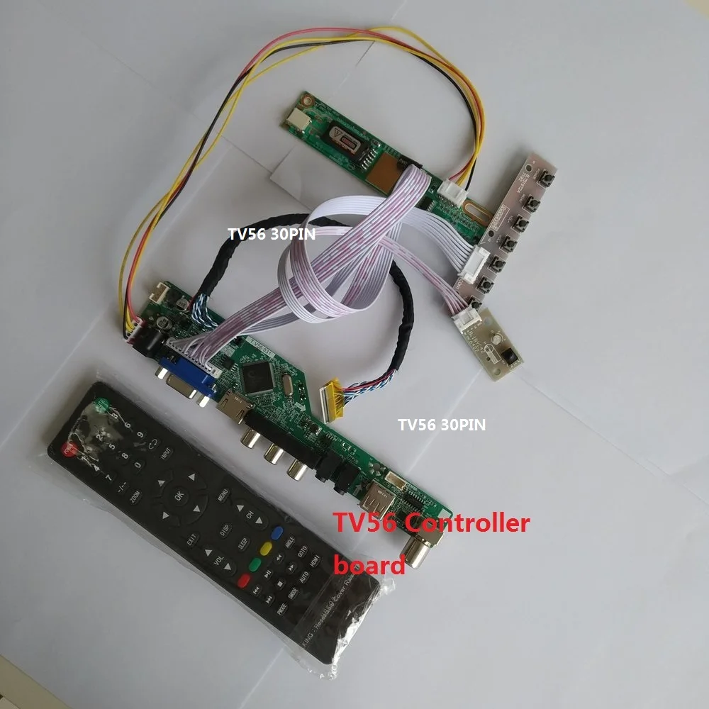 For LTN160AT01 1366X768 16.0" TV HDMI AV AUDIO LCD Card Kit Display Monitor VGA USB LED Controller Board afbeelding