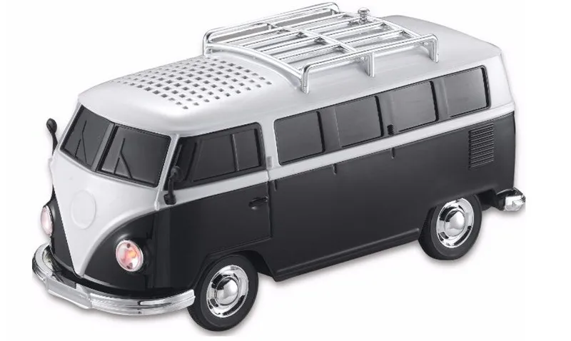 

HENGYUE sale 10pcs/lot WS-266 colorful mini speaker car shape mini bus speaker sound box MP3++U disk+TF+FM function