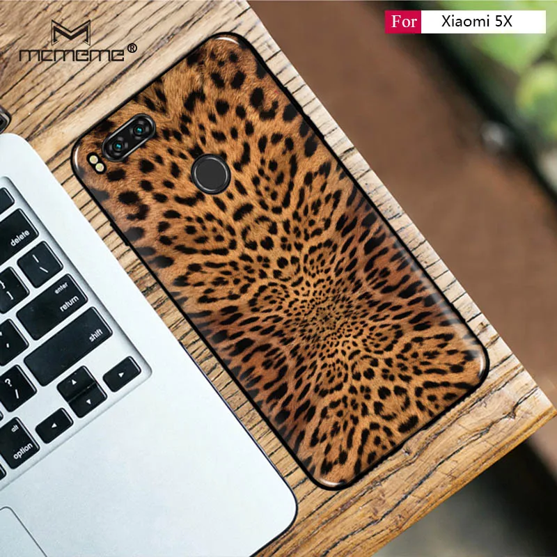 

Soft TPU Case For Xiaomi MiA1 5X 5 5a 5plus Redmi 4X NOTE4 NOTE4X Leopard Pattern snake Pattern Fashion Back Cover Phone Case