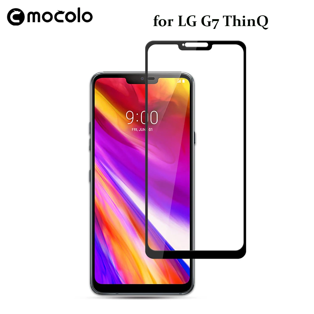 

Mocolo 0.33mm 2.5D Full Cover Glass Film Screen Protector for LG G7 ThinQ /LG G7 Glass Tempered Screen Protector for LG G7/G710