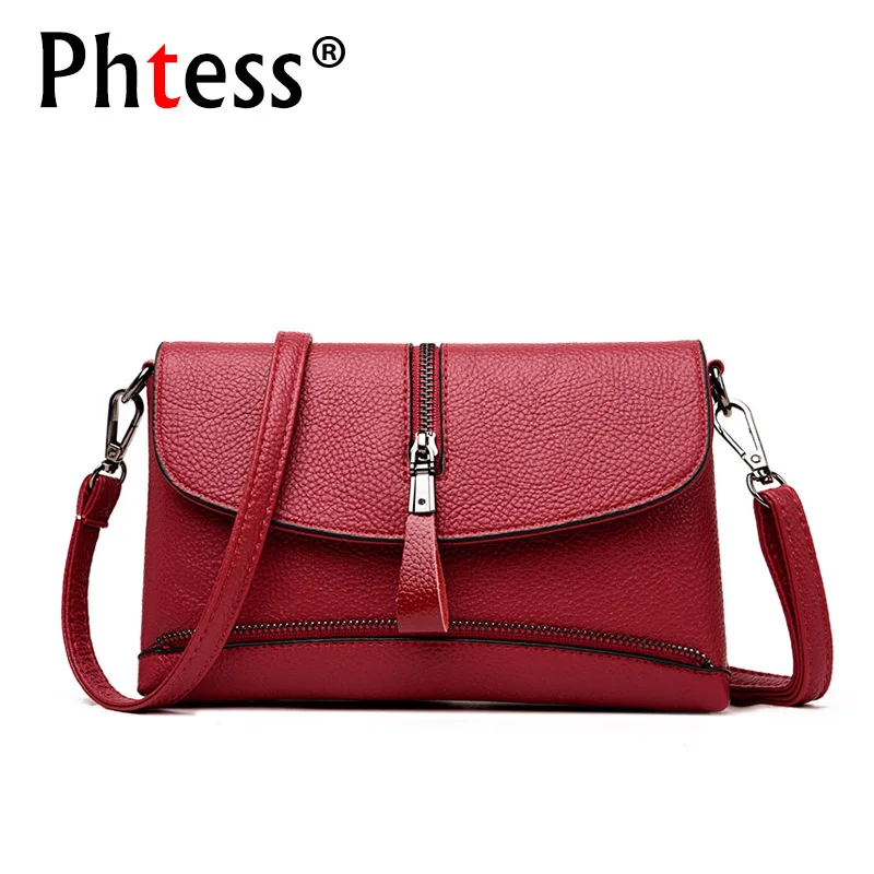 

2019 Envelope Bag For Ladies Sac Women Leather Messenger Bags Vintage Shoulder Crossbody Bags For Women Small Bag Clutch Bolsa
