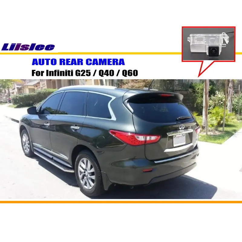 Liislee для Infiniti G25/Q40/Q60-зеркало заднего вида Камера/Резервное копирование парк Камера/HD CCD RCA NTST PAL/номерной знак света Камера