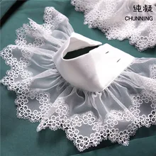 Женские теплые мягкие перчатки женские аксессуары Одежда ручной работы Универсальный накладной кружевной напульсник с вышивкой рукавом рубашка кружева с накладным рукавом