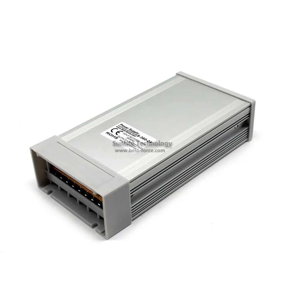 Универсальный Питание DC 24 V 15A 360 W непромокаемый переключатель адаптер питания, Трансформатор 110 В 220 В переменного тока до DC24V для Led CCTV свет