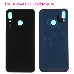 5 шт./лот Высокое качество для Huawei p20 Lite/Nova 3e батарея Дверь Задняя крышка корпуса с клей стикеры Замена