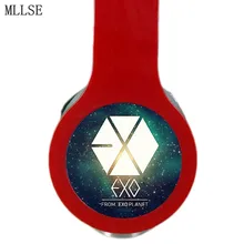 MLLSE EXO KPOP Headband Headphones Earphones Noise Cancelling 3 5mm Stereo Game Headset for Iphone Samsung