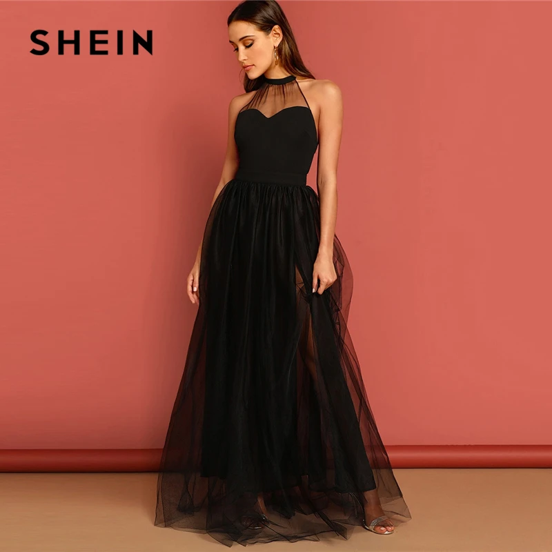 Round Neck Slit Plain Sleeveless Maxi Dresses Round Neck Slit Plain Sleeveless Maxi Dresses