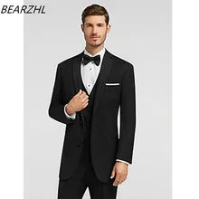 latest coat pant designs tuxedo for men suit black custom made suits high quality prom dress