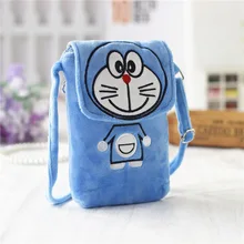Милые плюшевые кошельки с мультяшным принтом для монет, маленькие сумочки для телефона, мини сумки через плечо bolsas feminina для детей, маленьких мальчиков и девочек