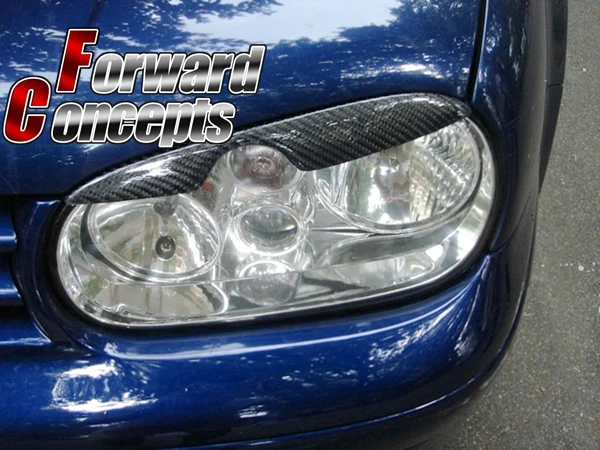 

Fit for CARBON FIBER VW 1999-2004 GOLF4 GOLF IV MK4 EYEBROWS EYELIDS EYELID